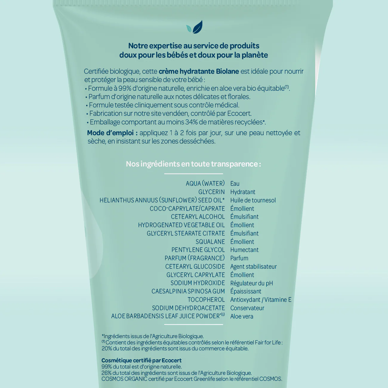 Crème Hydratante certifiée biologique - Image 4