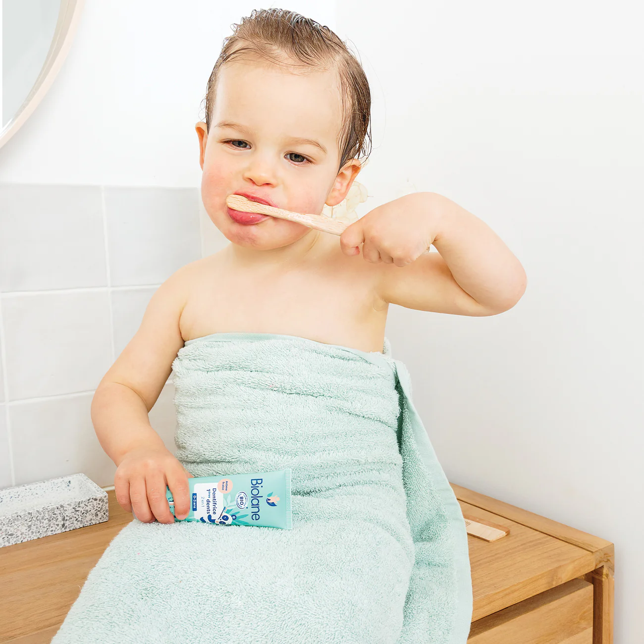 Dentifrice 1ères dents 2 en 1 certifié biologique - Image 3