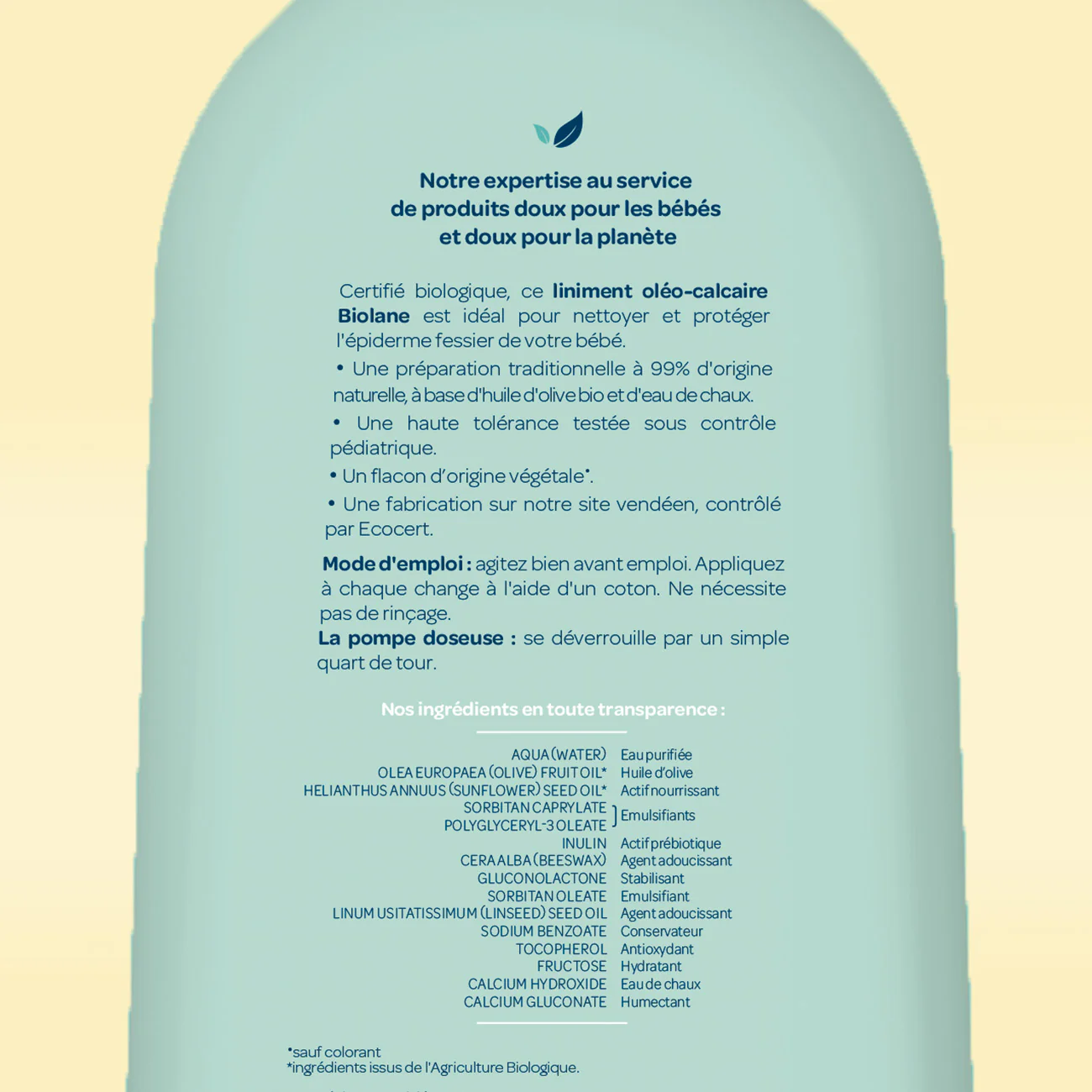 Liniment oléo-calcaire certifié biologique - Image 6
