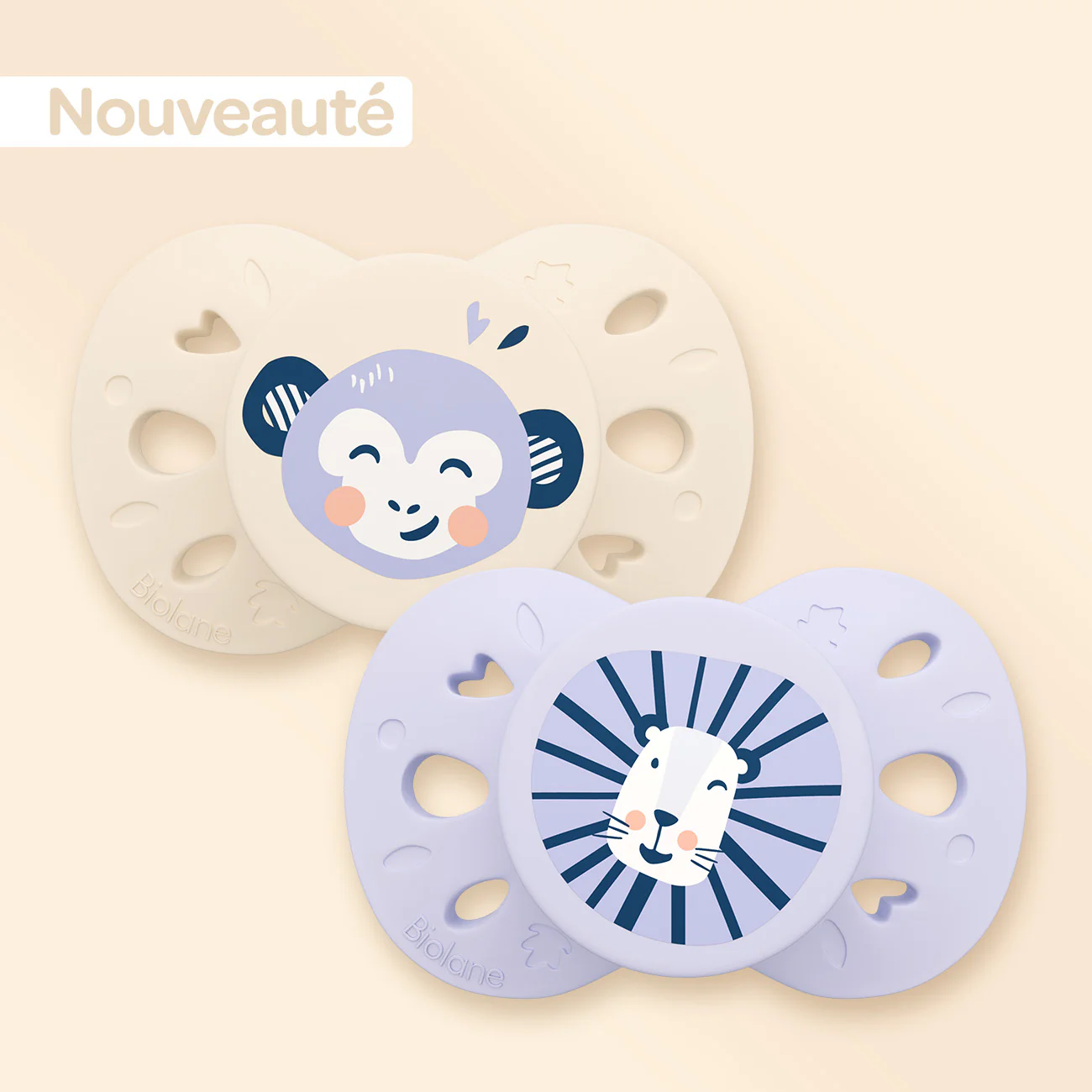 Lot de 2 sucettes anatomiques animaux - Image 17