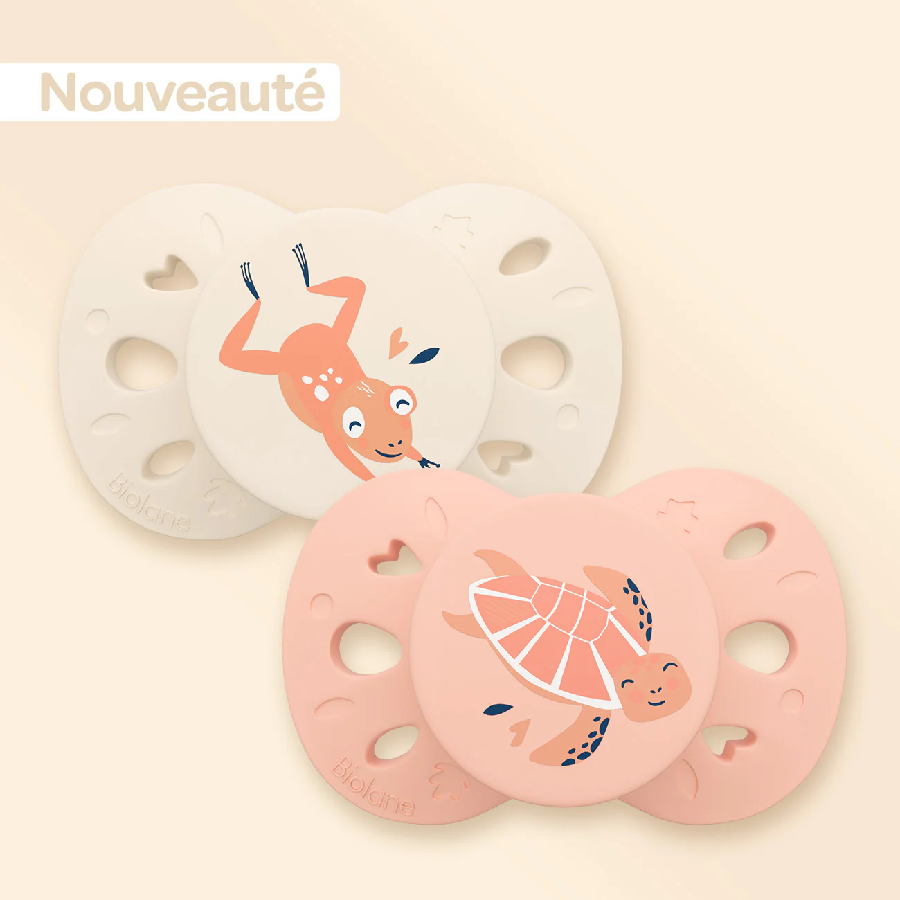 Lot de 2 sucettes anatomiques animaux - Image 19