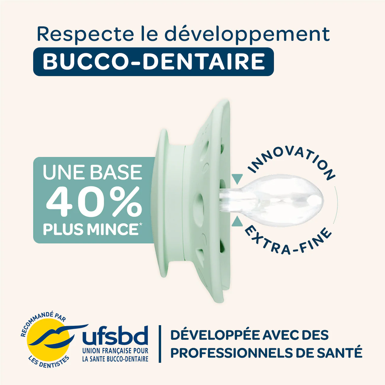 Lot de 2 sucettes anatomiques animaux - Image 3